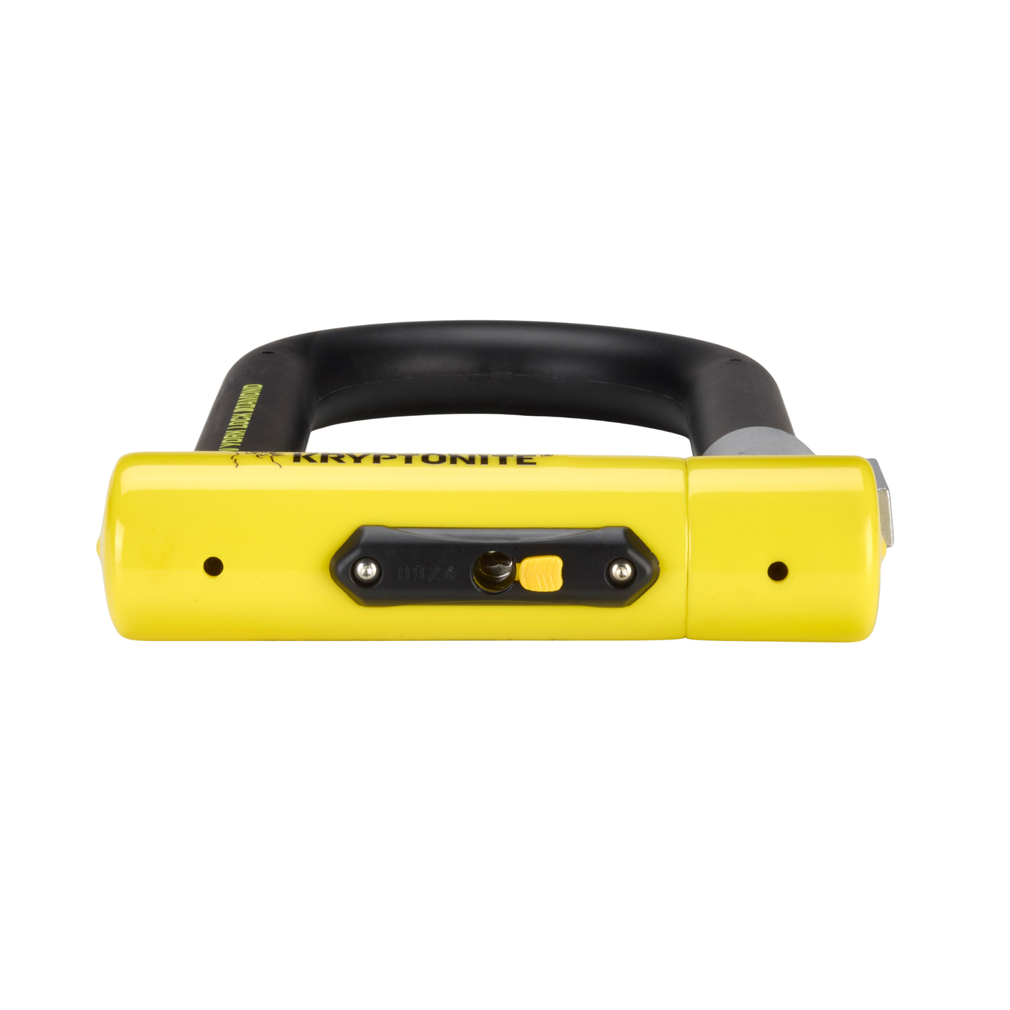 Kryptonite U-Lock close up of key cylinder