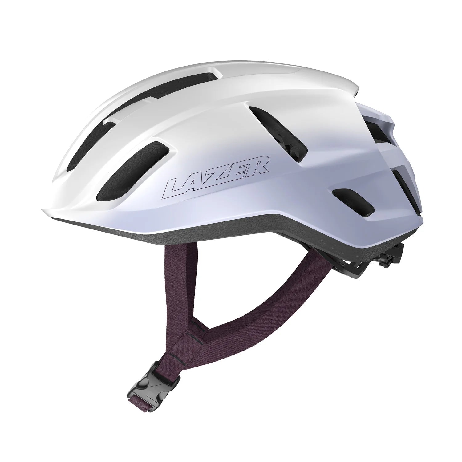 Lazer Sphere KinetiCore helmet matte frozen violet left view