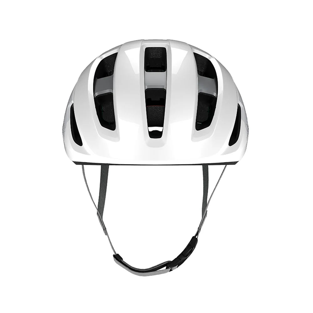 Lazer Sphere KinetiCore helmet white silver front view