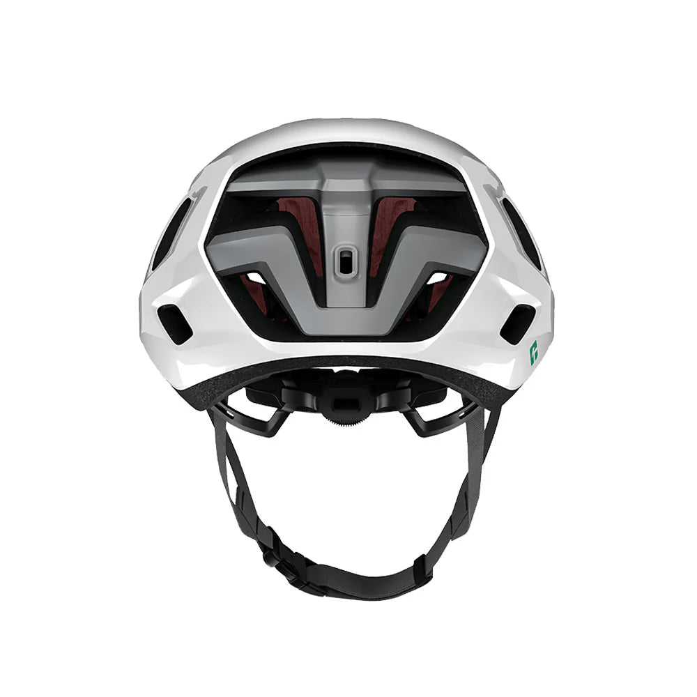 Lazer Sphere KinetiCore helmet white silver back view