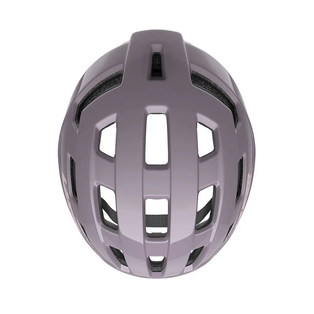 Lazer Tempo KinetiCore helmet mulberry top view