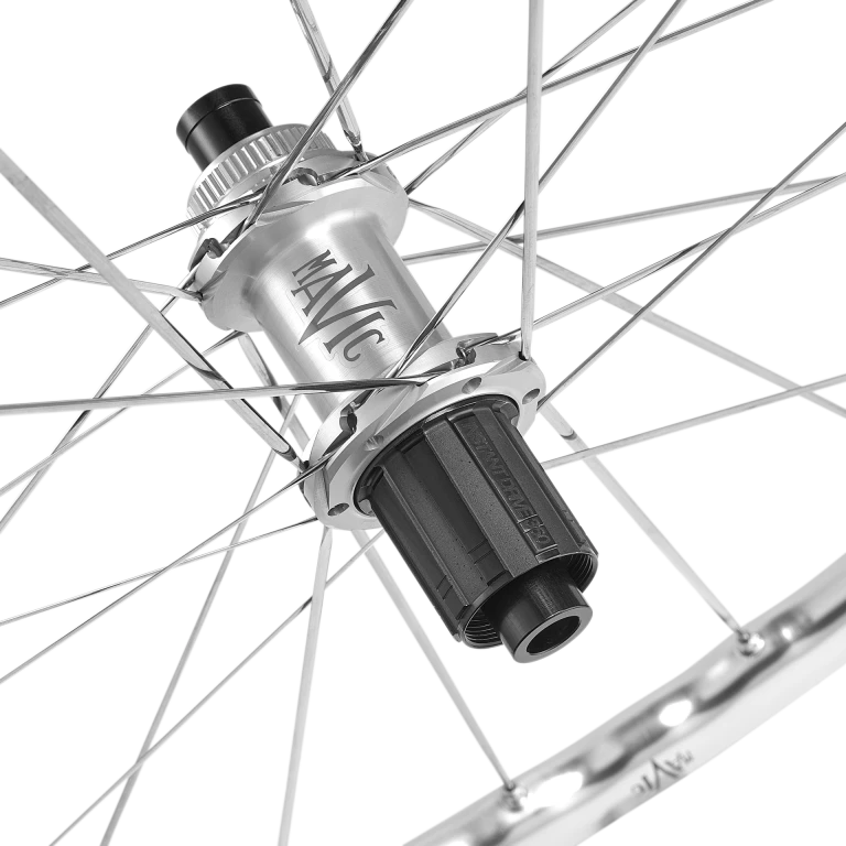 Mavic Ksyrium SL Disc Heritage wheelset free hub close up 