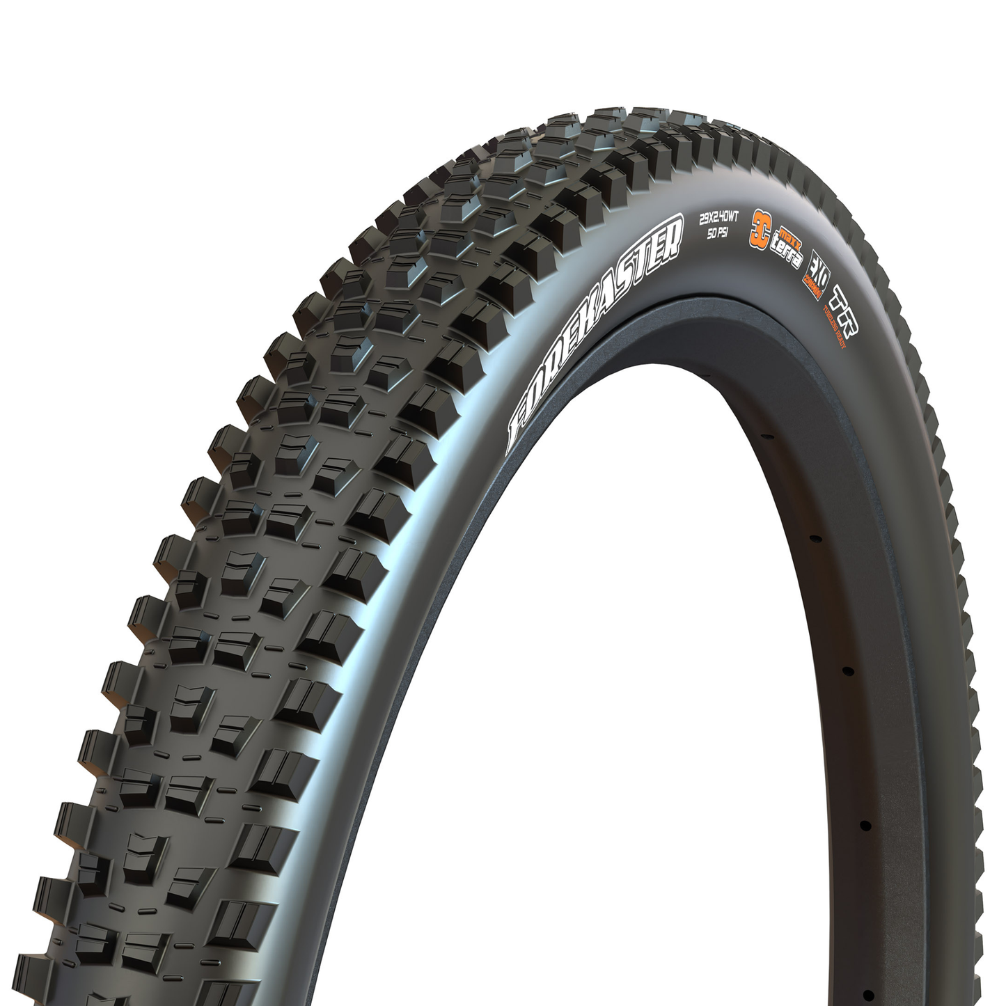 Maxxis Forekaster mountain bike tire general close up view