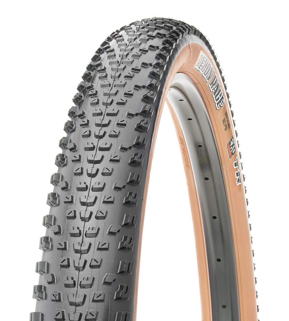 Maxxis Rekon Race XC tread pattern tan wall colour