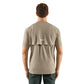 PeDaLED Yuma Trail Power Dry Tee is a cycling tech tee for gravel, trail and bikepacking available in grey and orange