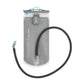 Hydration bladder with hose on a white background