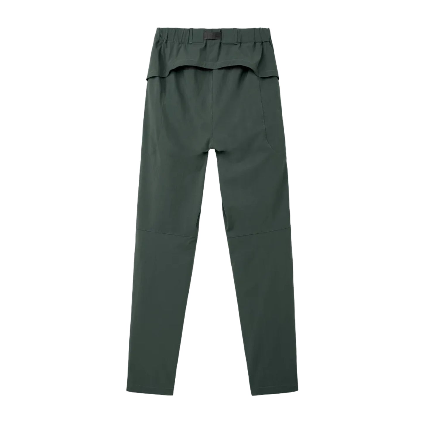Dark green PeDaLED Yuma Trail Pants for trail riding, bikepacking and adventure cycling