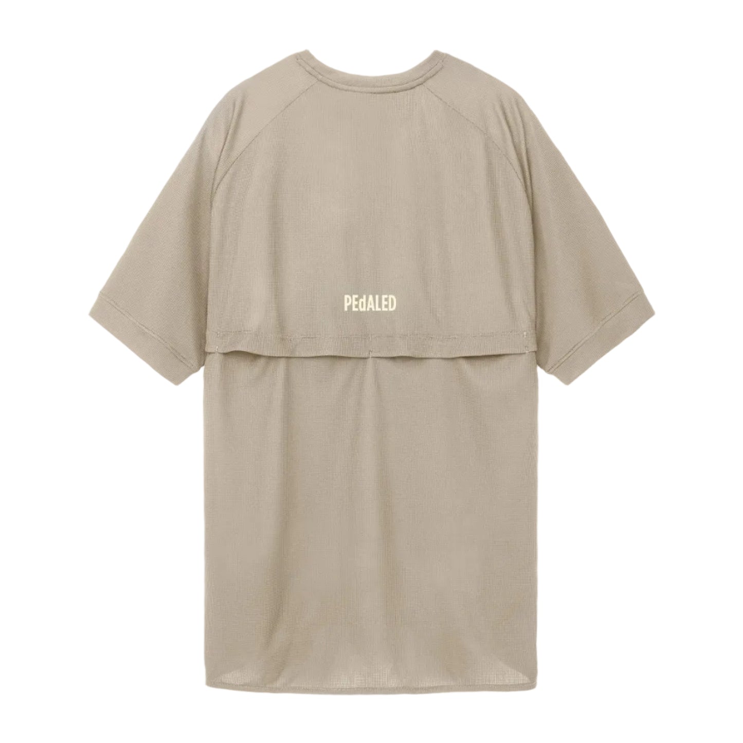 PeDaLED Yuma Trail Power Dry Tee is a cycling tech tee for gravel, trail and bikepacking available in grey and orange