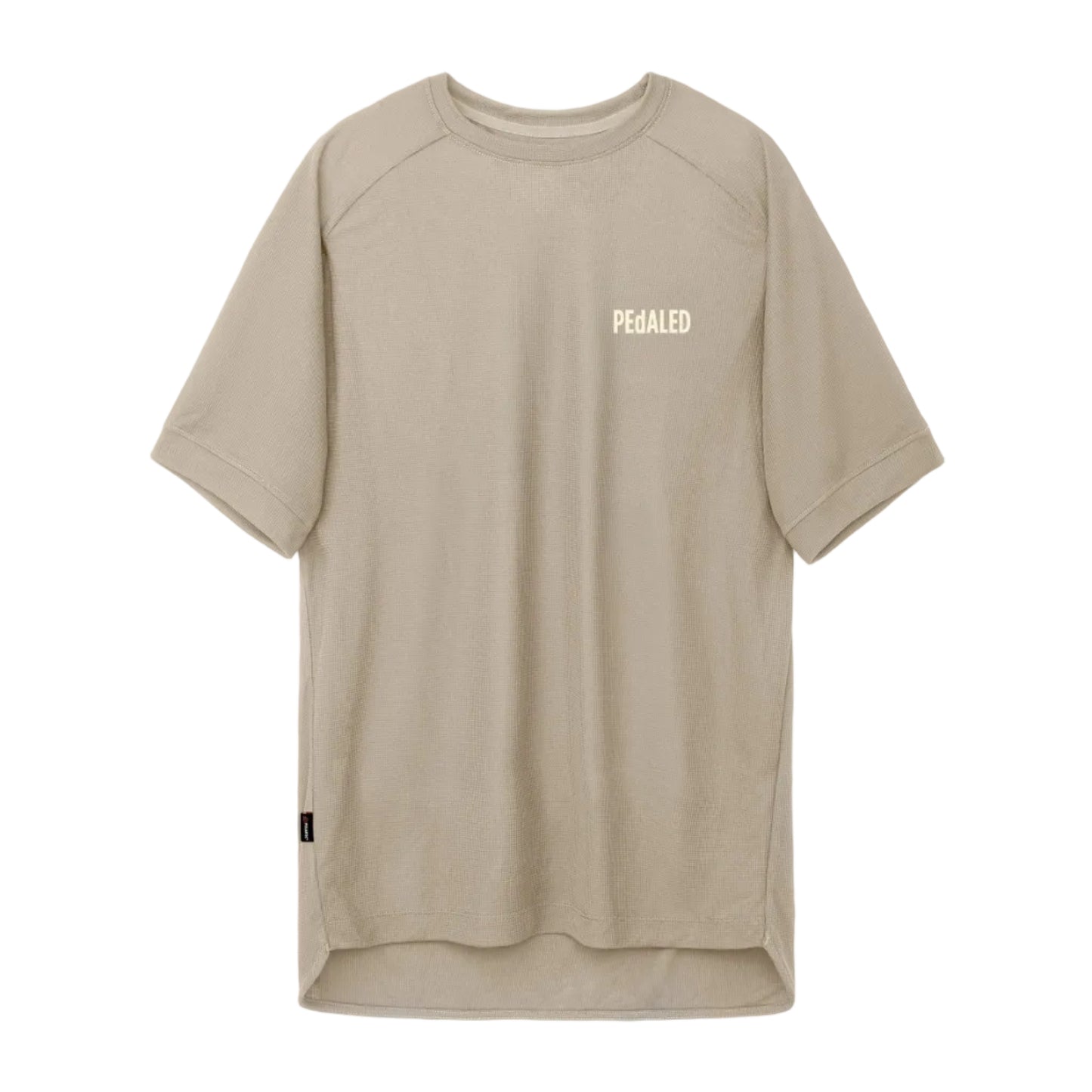 PeDaLED Yuma Trail Power Dry Tee is a cycling tech tee for gravel, trail and bikepacking available in grey and orange