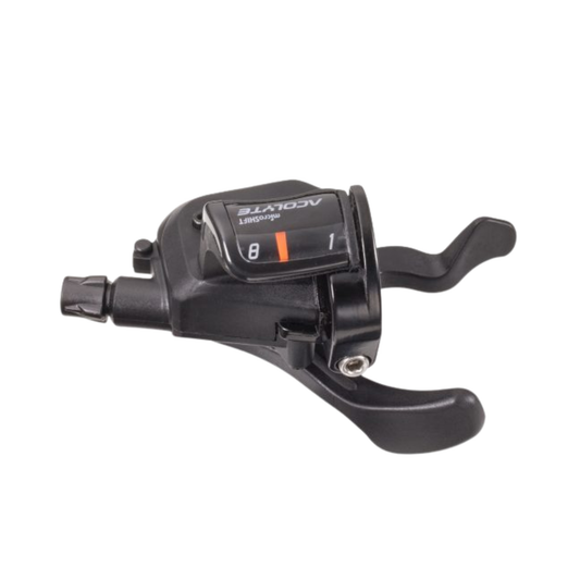 microSHIFT Acolyte SL-M7180-R 1x8 trigger shifter rider view