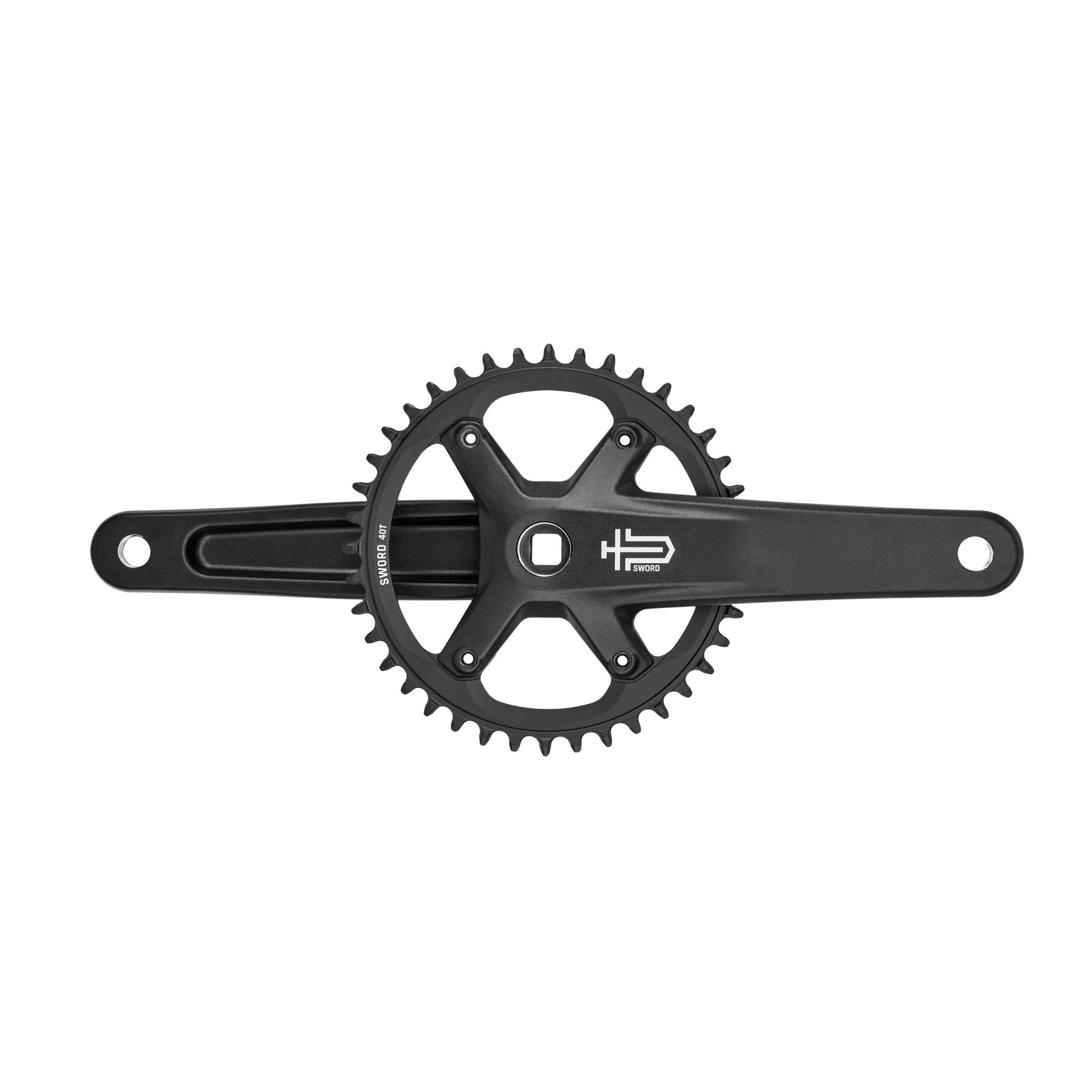 Microshift FC-G7900-40 gravel crankset driving side view