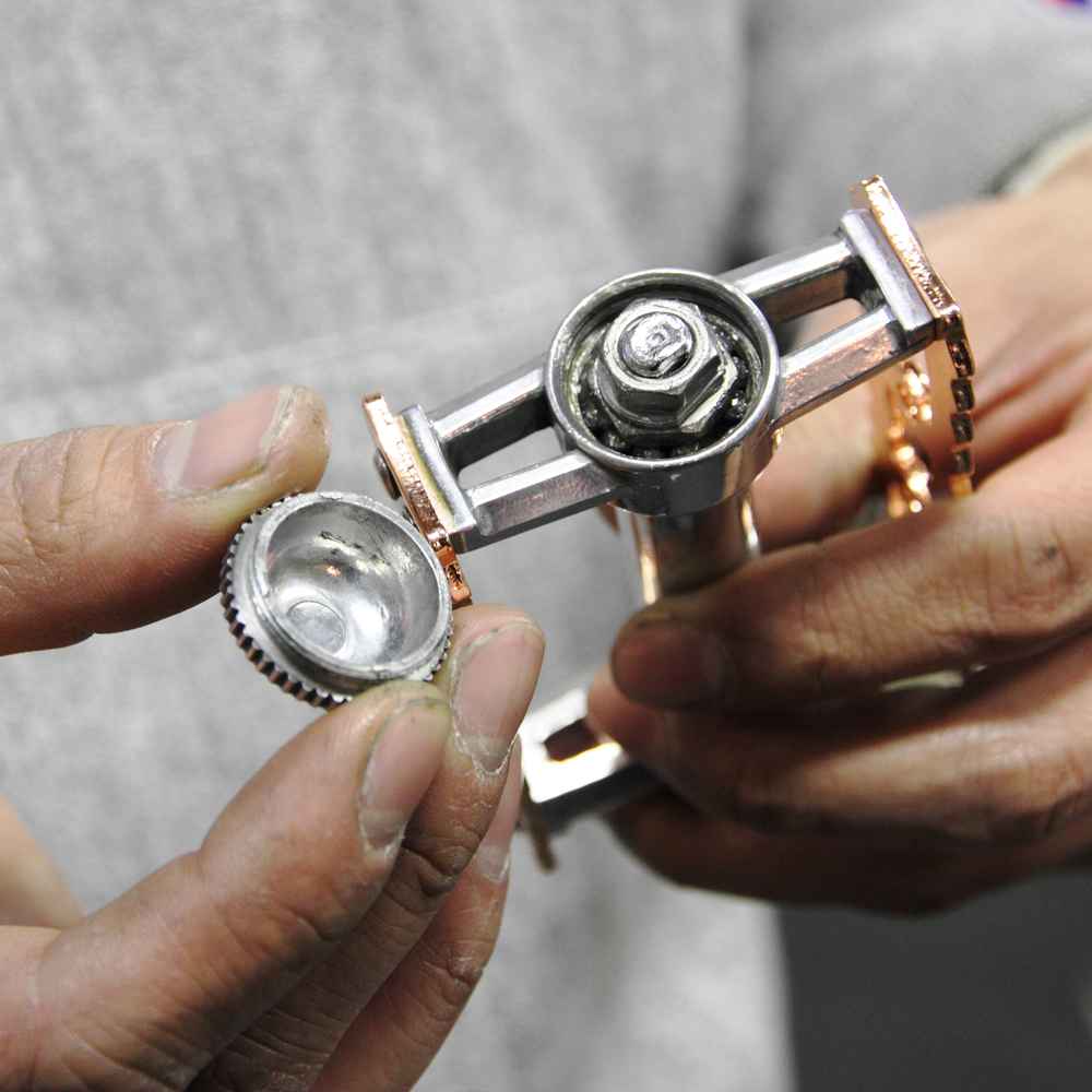 MKS Mikashima Pedal Cap Spanner in silver, a Japanese-made bicycle maintenance tool for servicing compatible Sylvan, Touring and BM-7 pedal dust caps.