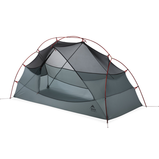 MSR Hubba Hubba LT 1‑Person Tent pitched without rain fly