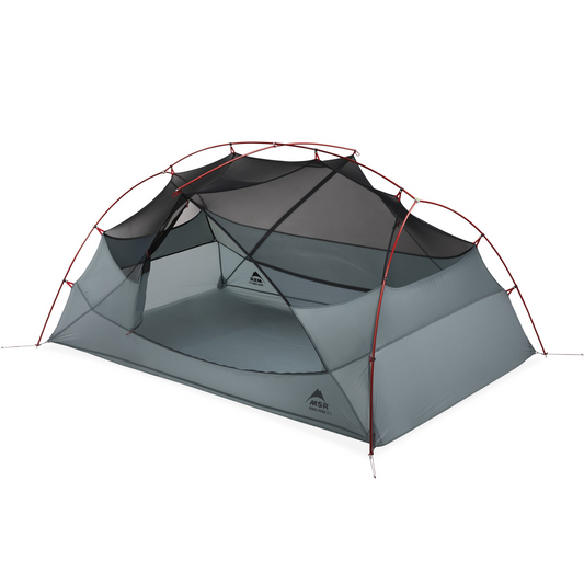 MSR Hubba Hubba LT 2‑Person Tent pitched without rain fly