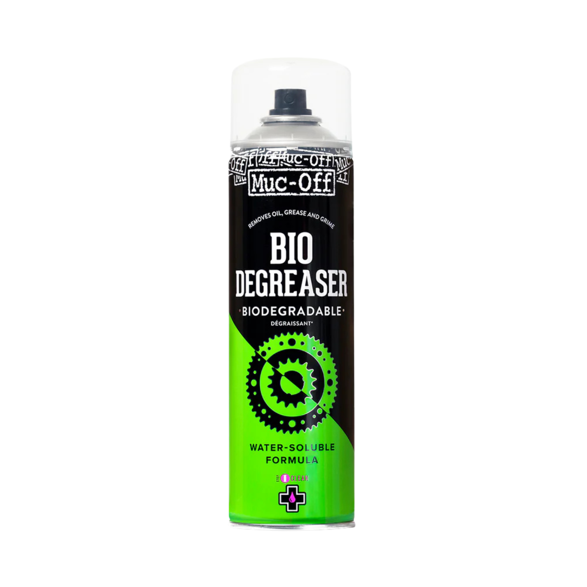 Muc Off Clean Lube Kit bio degreaser close up view