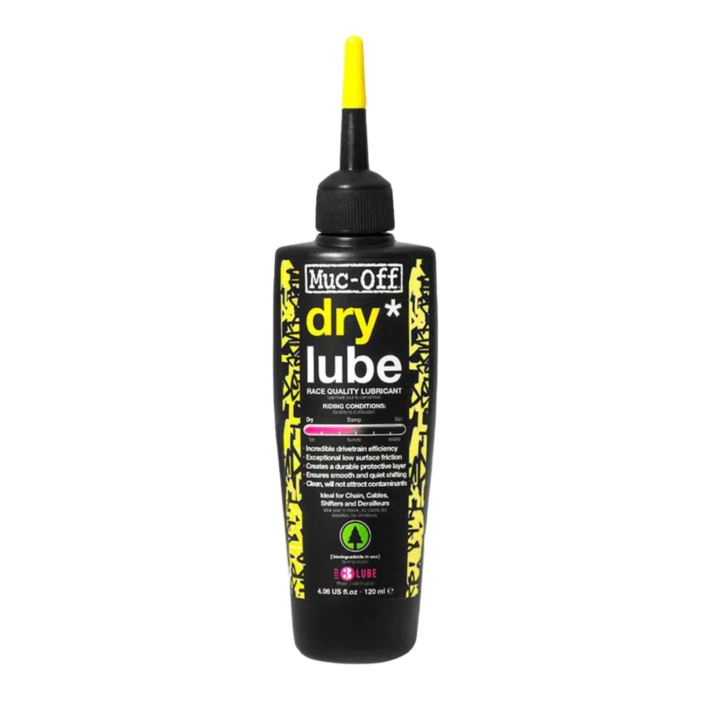Muc Off Clean Lube Kit dry lube close up view