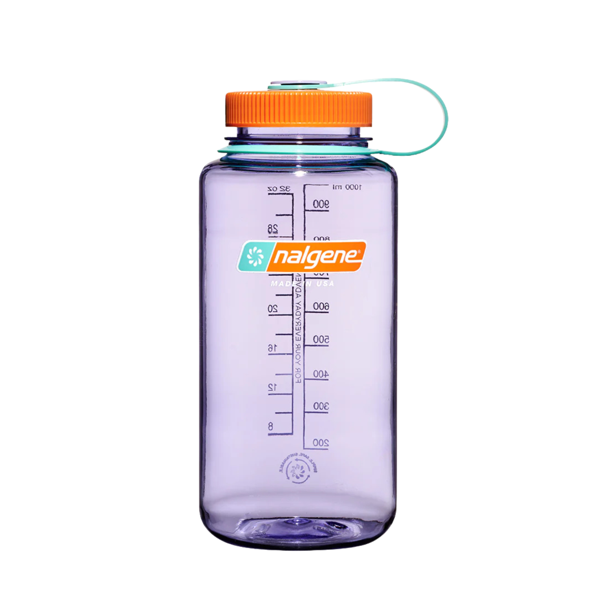 Nalgene 32oz water bottle amethyst