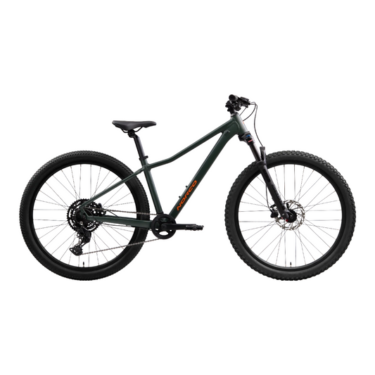 Norco Charger 26 youth mountain bike in Sage Slate side view