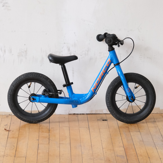 Norco Runner 12 Blue balance bike side view