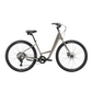 Norco Scene 2 step-through bike side view in silver colour