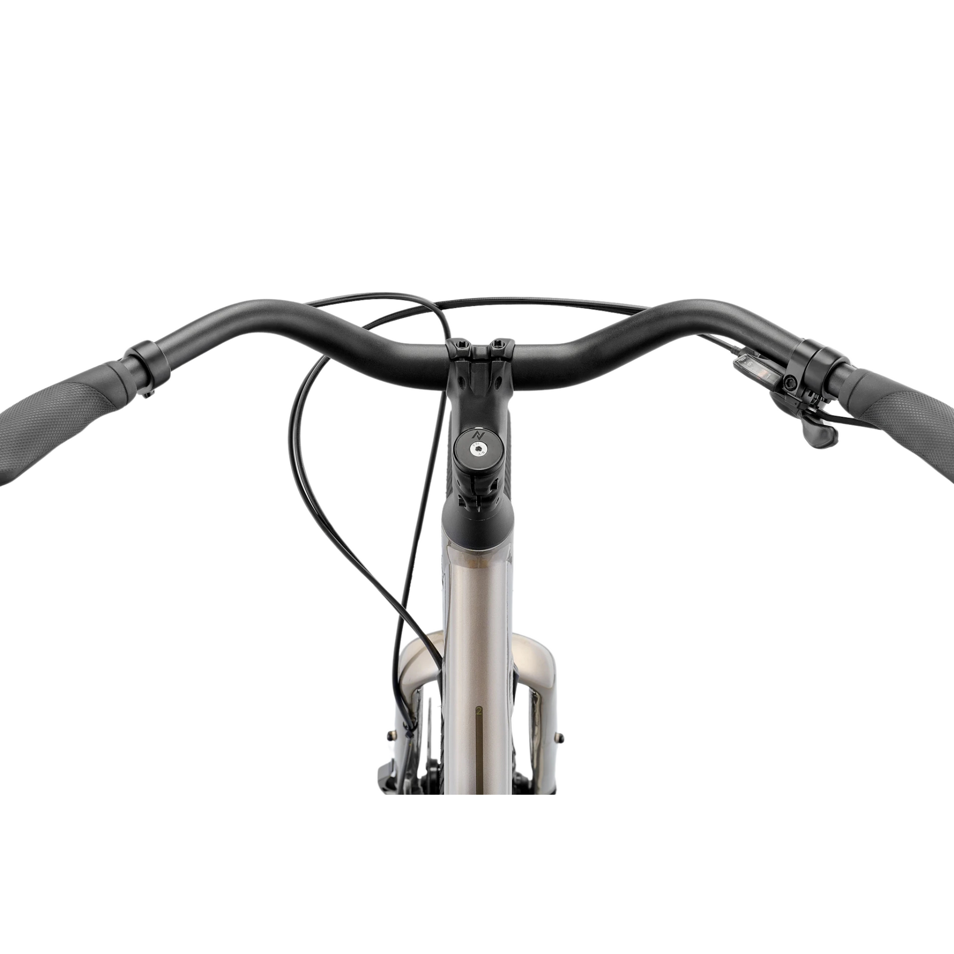 Norco Scene 2 step-through bike side handlebar close up