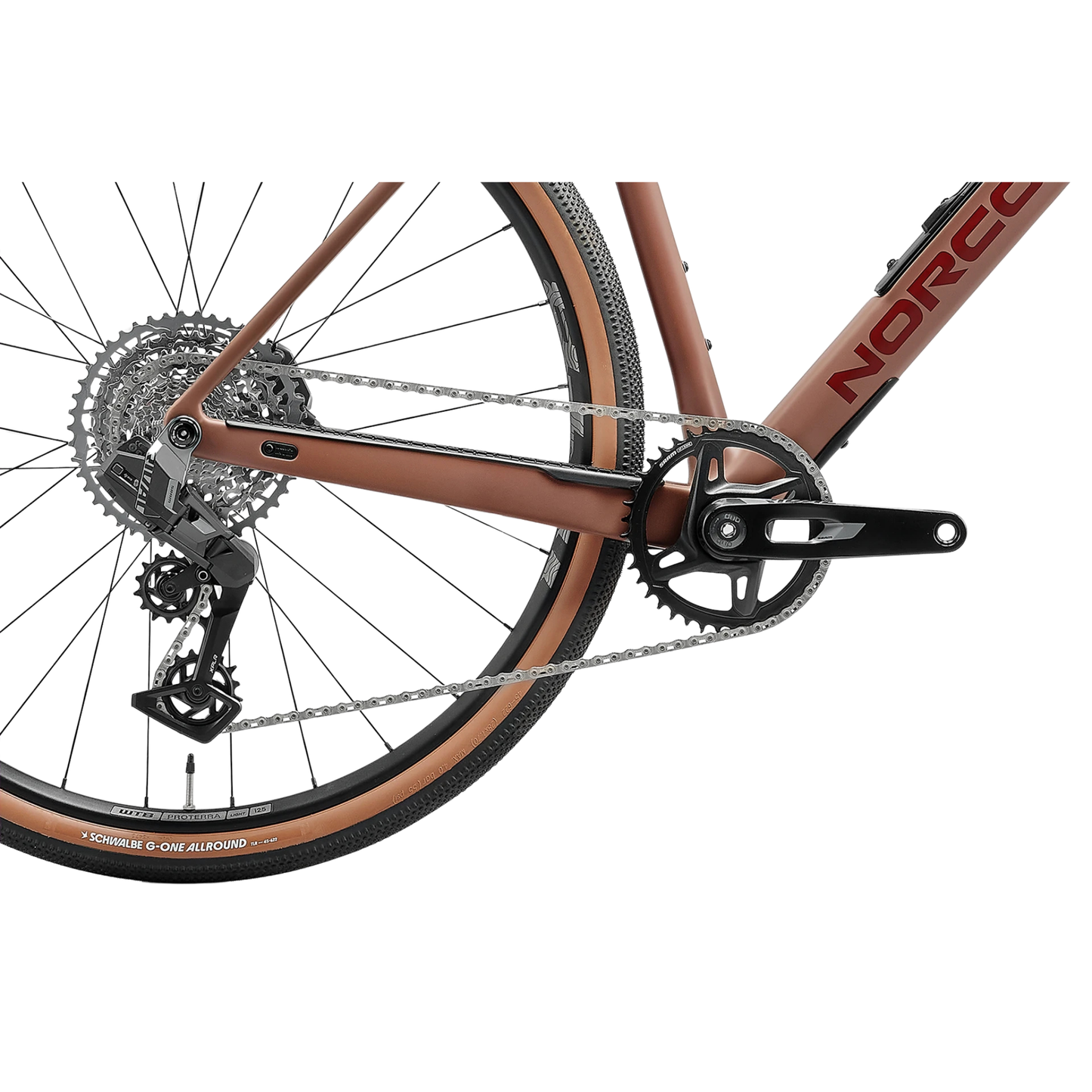 Norco Search C Rival XPLR gravel bike drivetrain detail