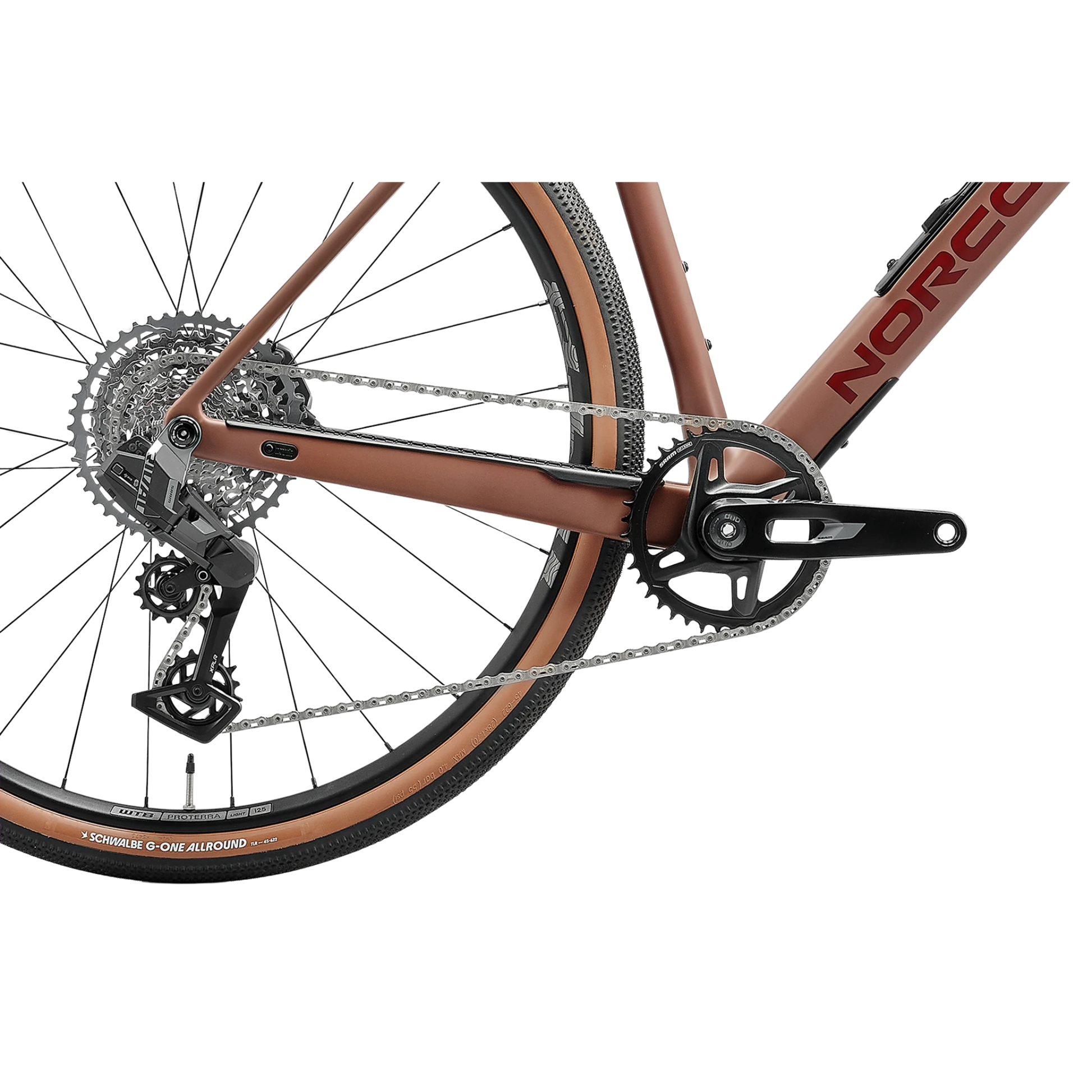 Norco Search C Rival XPLR gravel bike drivetrain detail