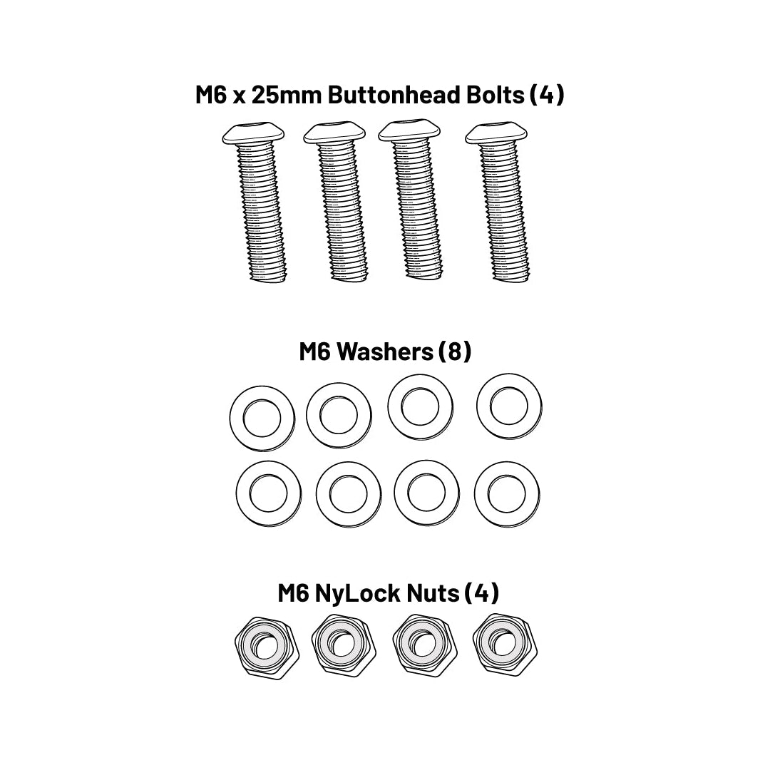 Old Man Mountain Hardware Kit 1 OMM001 replacement hardware