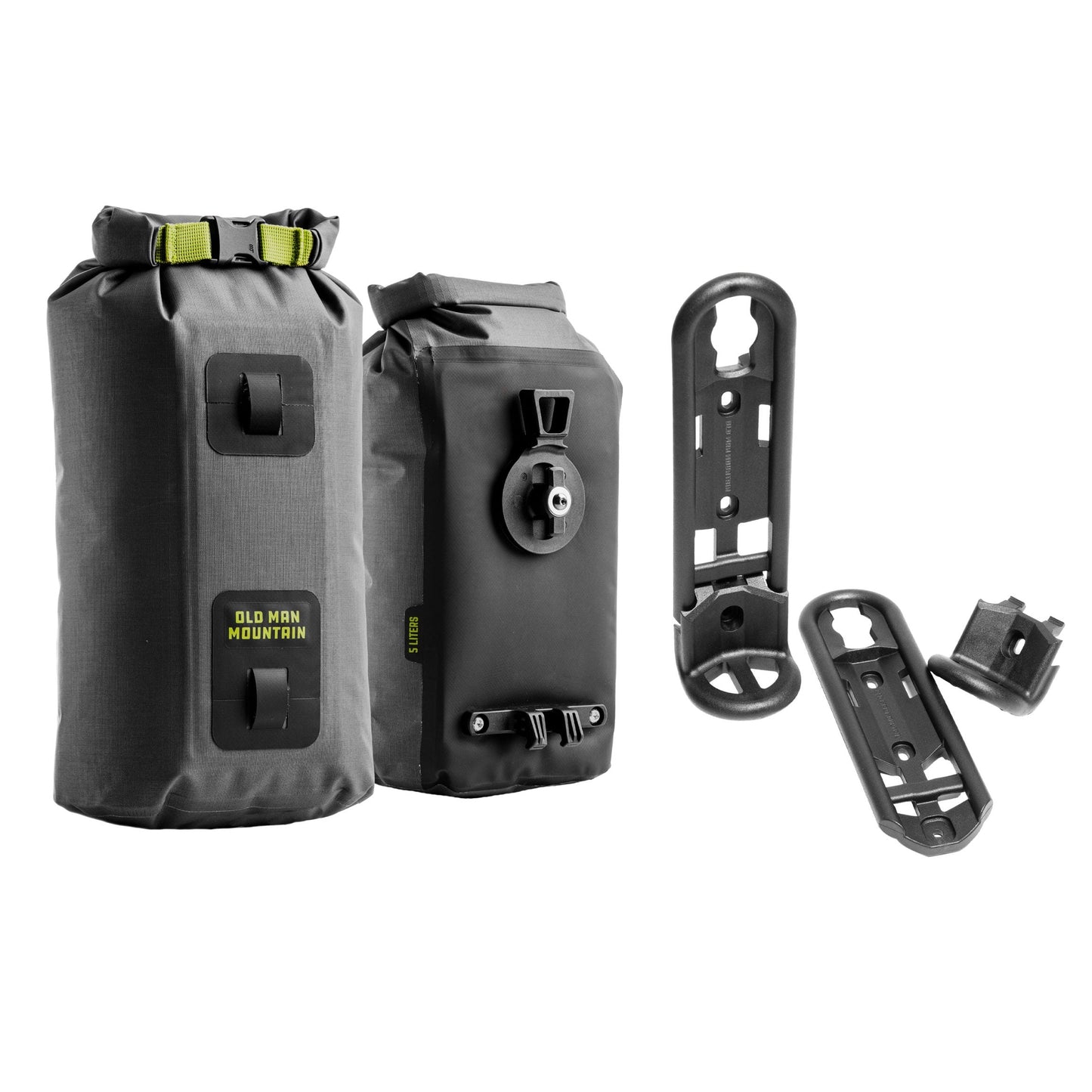 Old Man Mountain Hemlock with FLiP Cages 5 liters. Bags next to each other with cages next to them