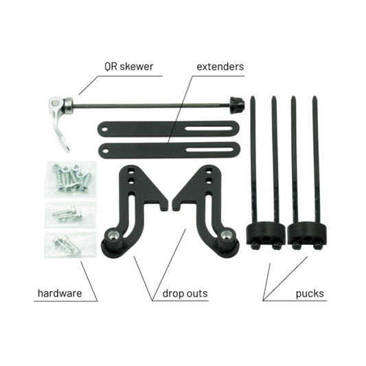 Old Man Mountain Fit Kit QRXLF for 100mm QR forks