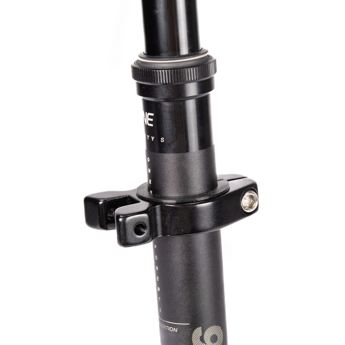 Old Man Mountain Seat Post Mount SEA101 installed on a OneUp Dropper Post