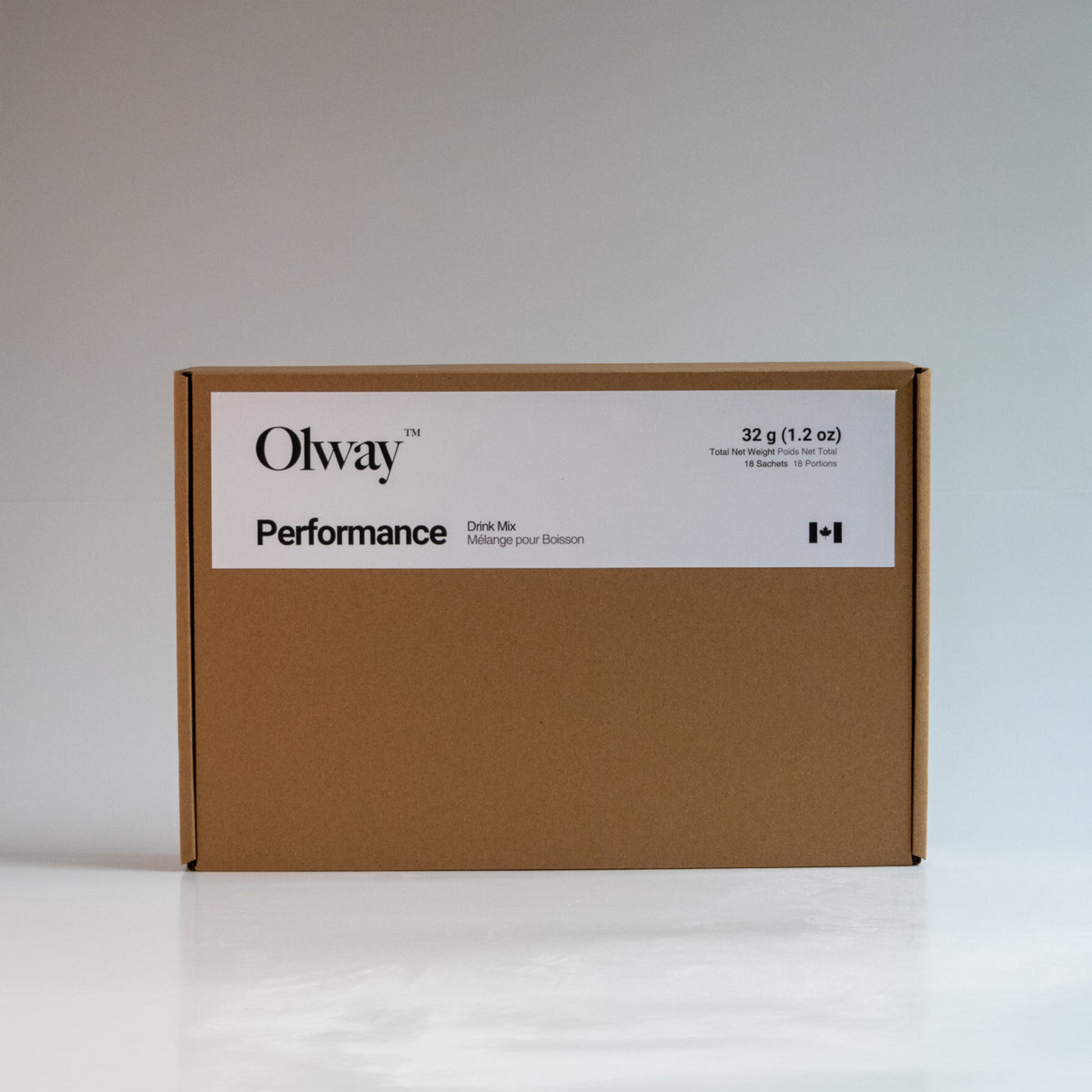 Box of Olway performance drink mix
