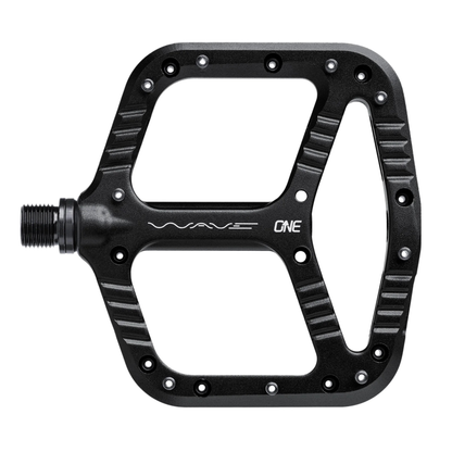 OneUp Components Wave Pedals flat pedals black top view