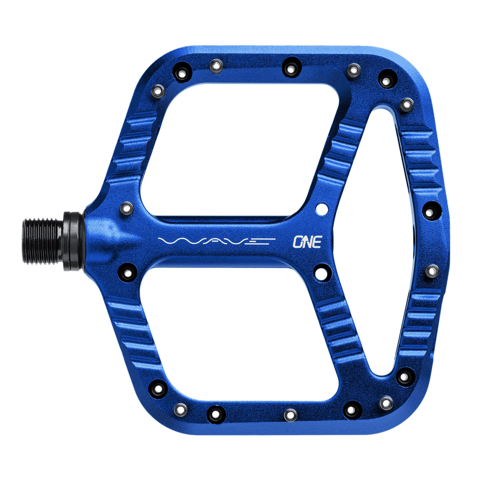 OneUp Components Wave Pedals flat pedals dark blue top view