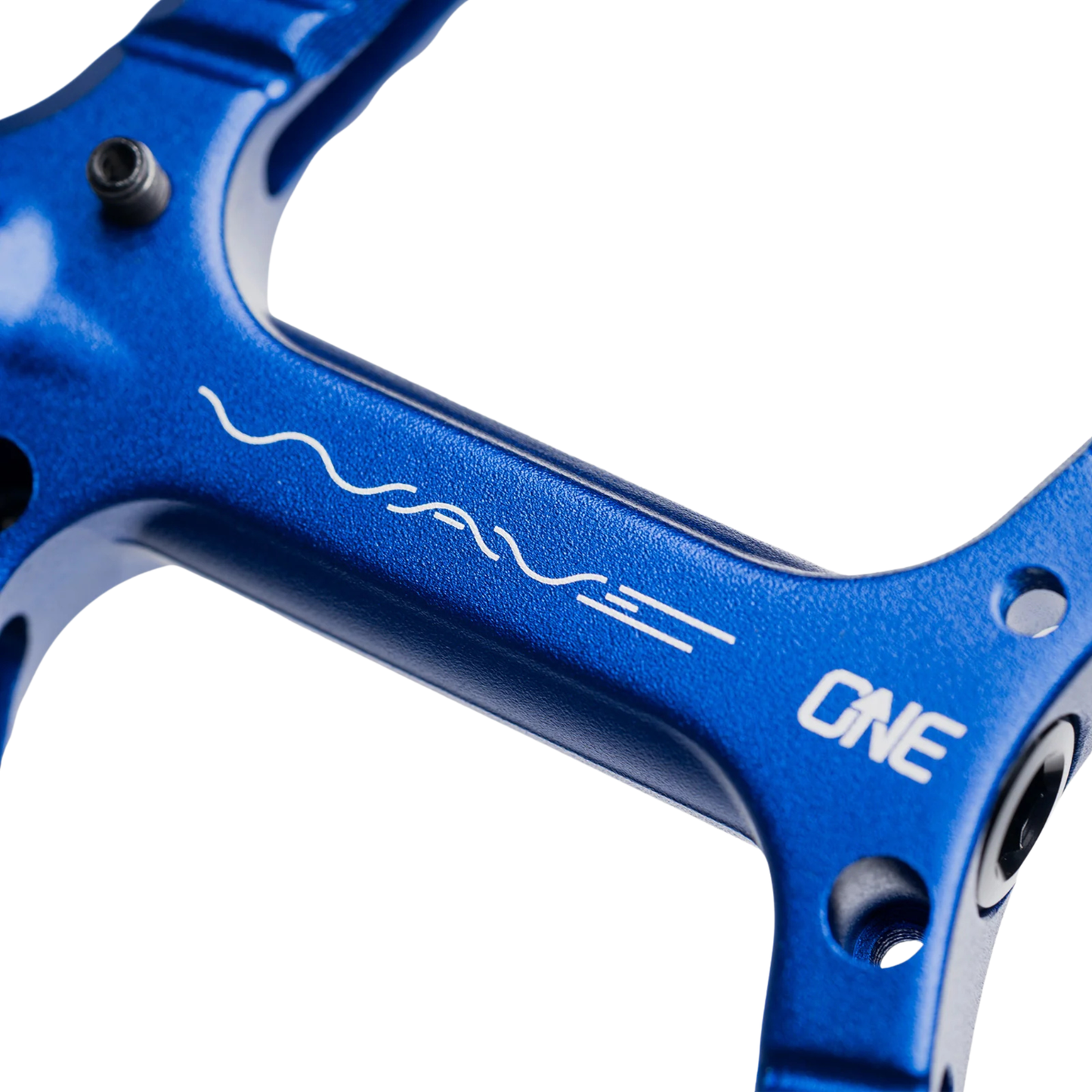 OneUp Components Wave Pedals flat pedals close up view