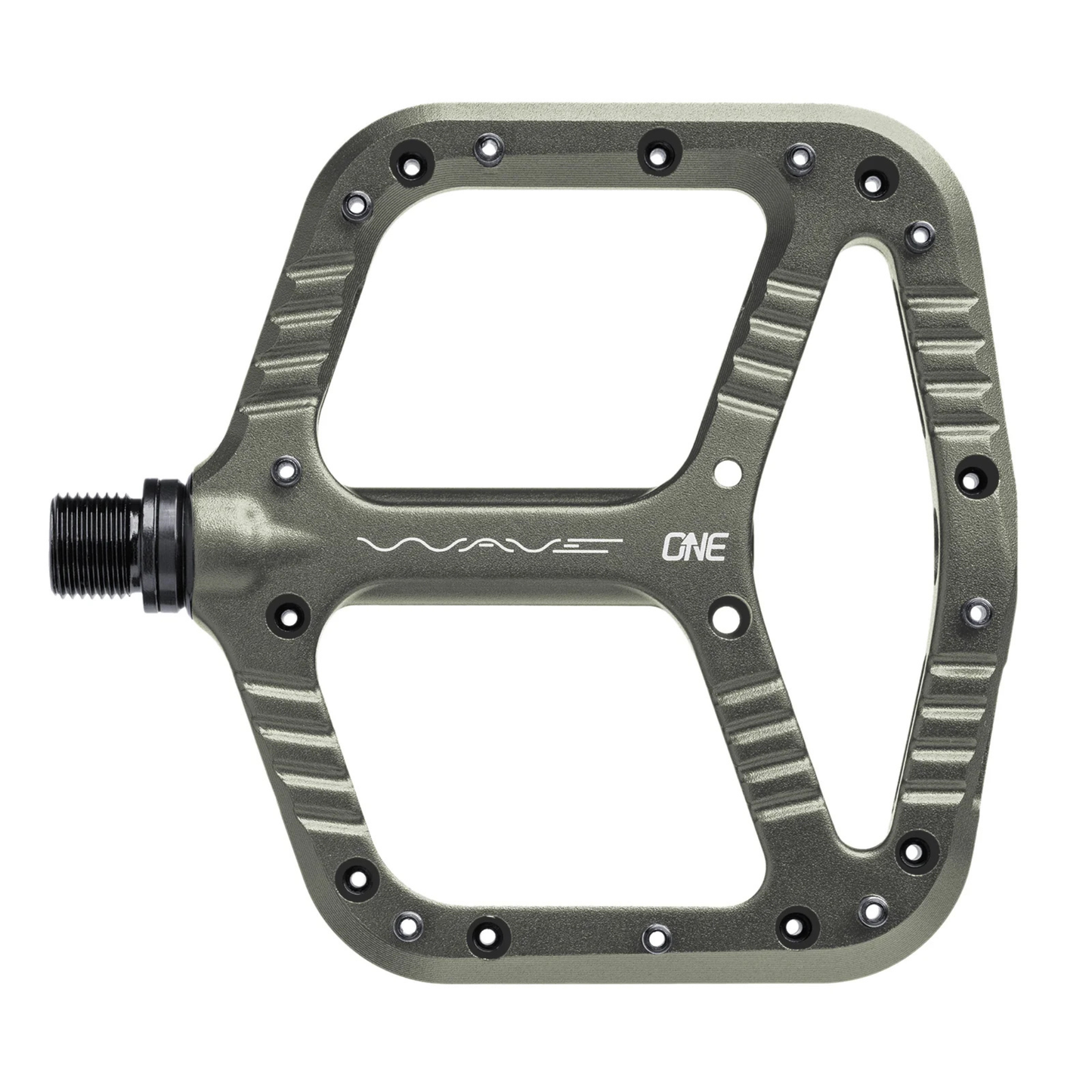 OneUp Components Wave Pedals flat pedals grey top view