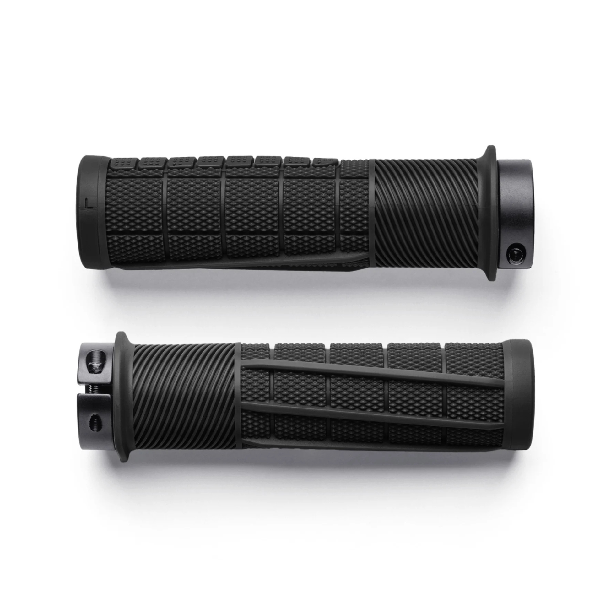 OneUp Thick Grips black pair bottom view