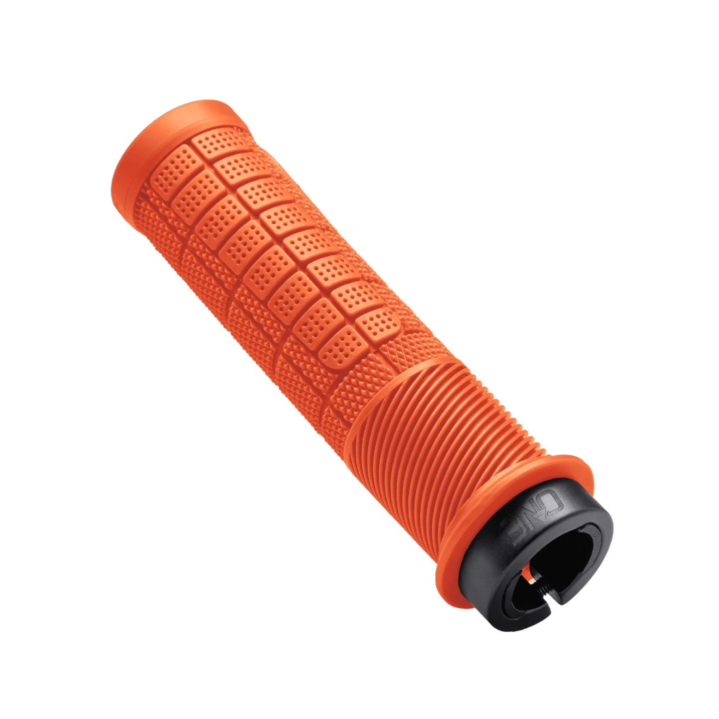 OneUp Thick Grips orange lock view