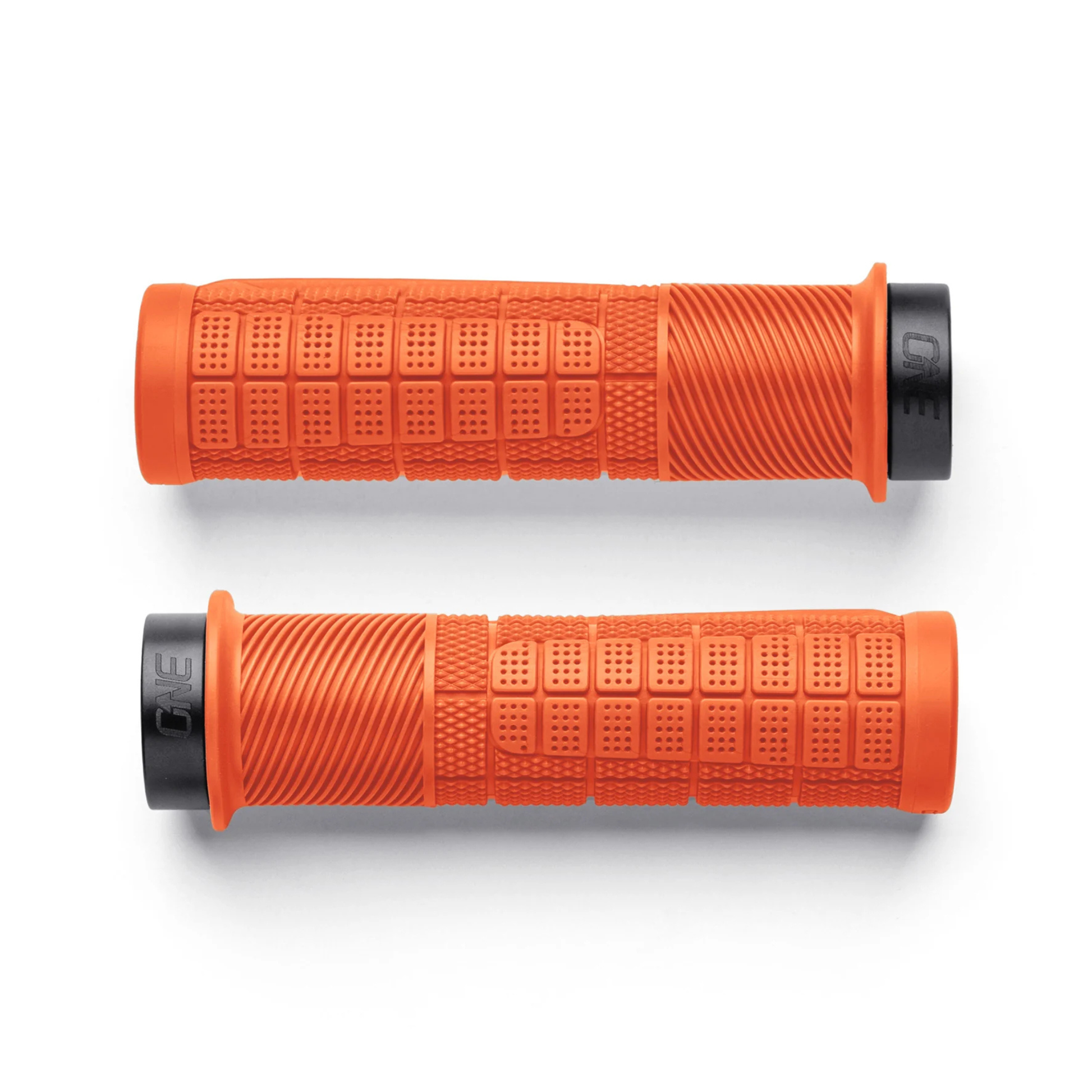 OneUp Thick Grips orange pair top view