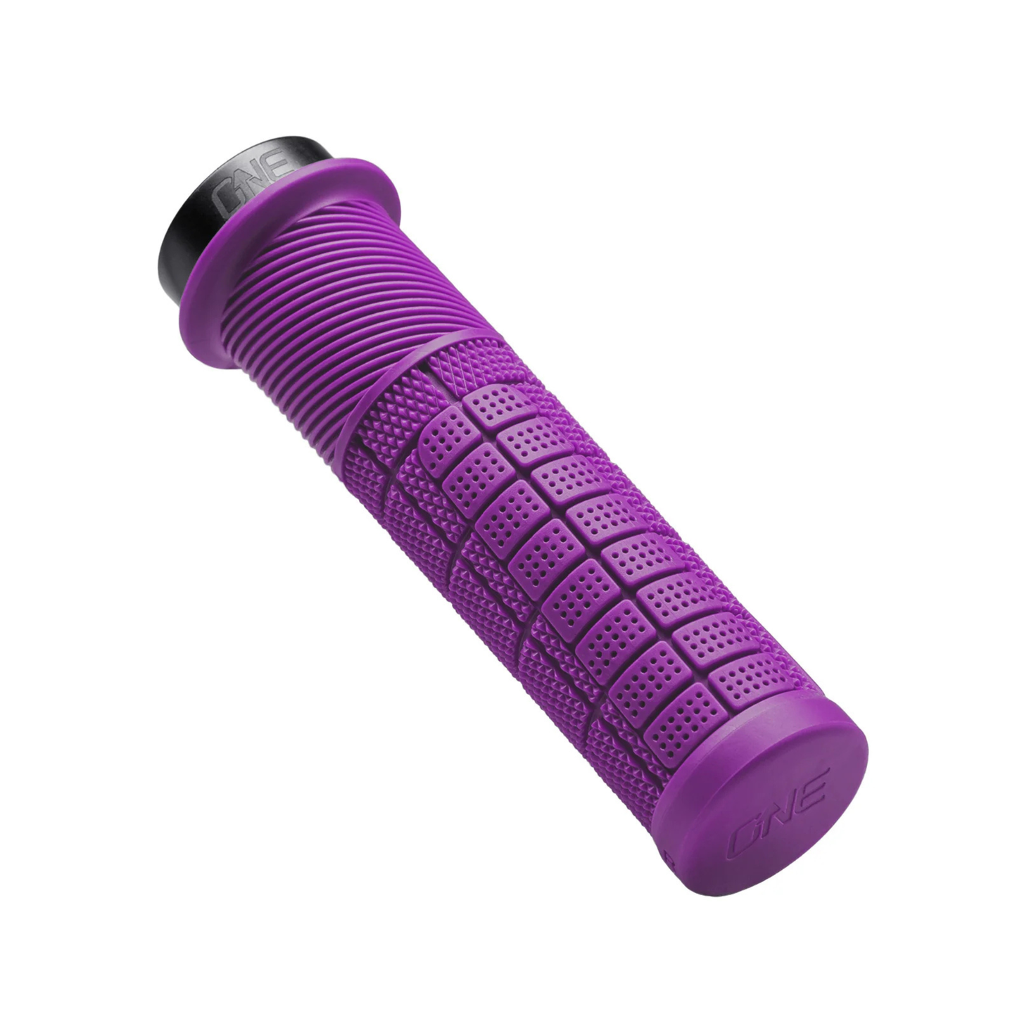 OneUp Thick Grips purple logo view