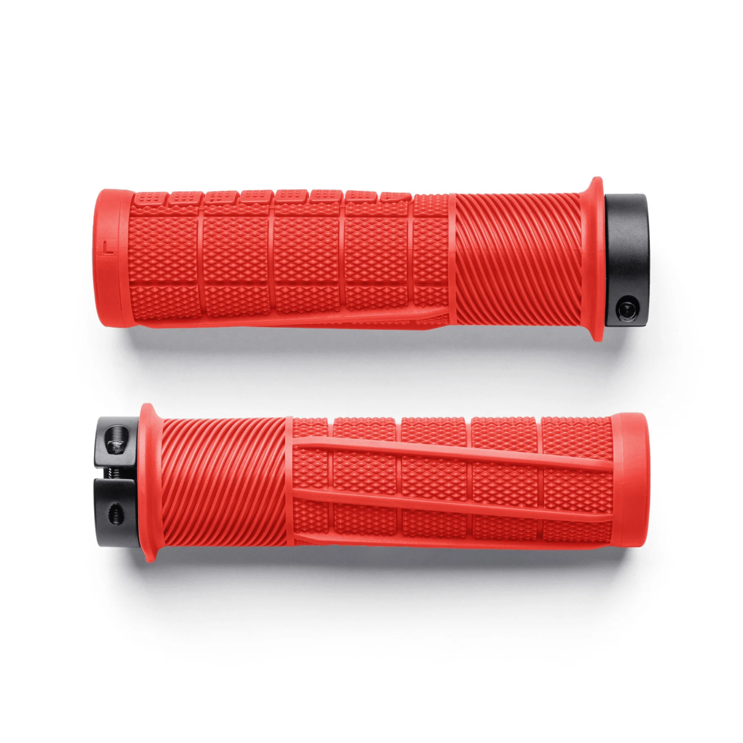 OneUp Thick Grips red pair bottom view
