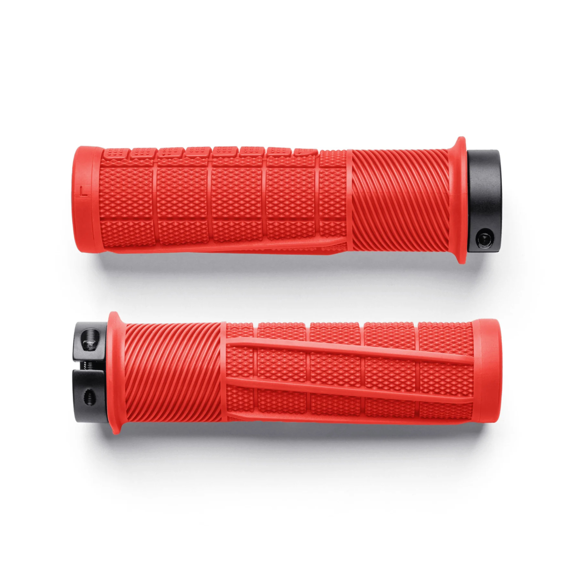 OneUp Thick Grips red pair bottom view