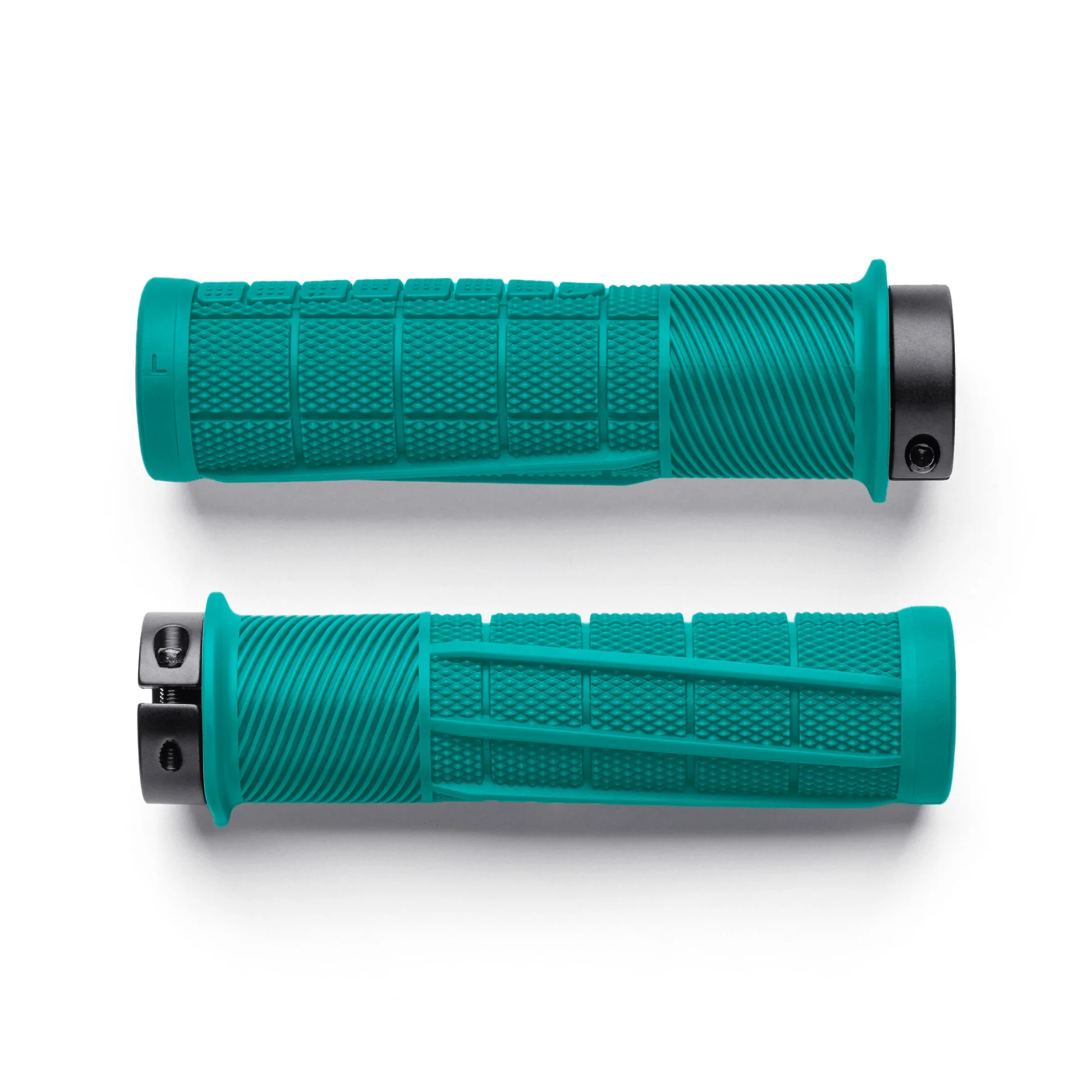 OneUp Thick Grips turquoise pair bottom view