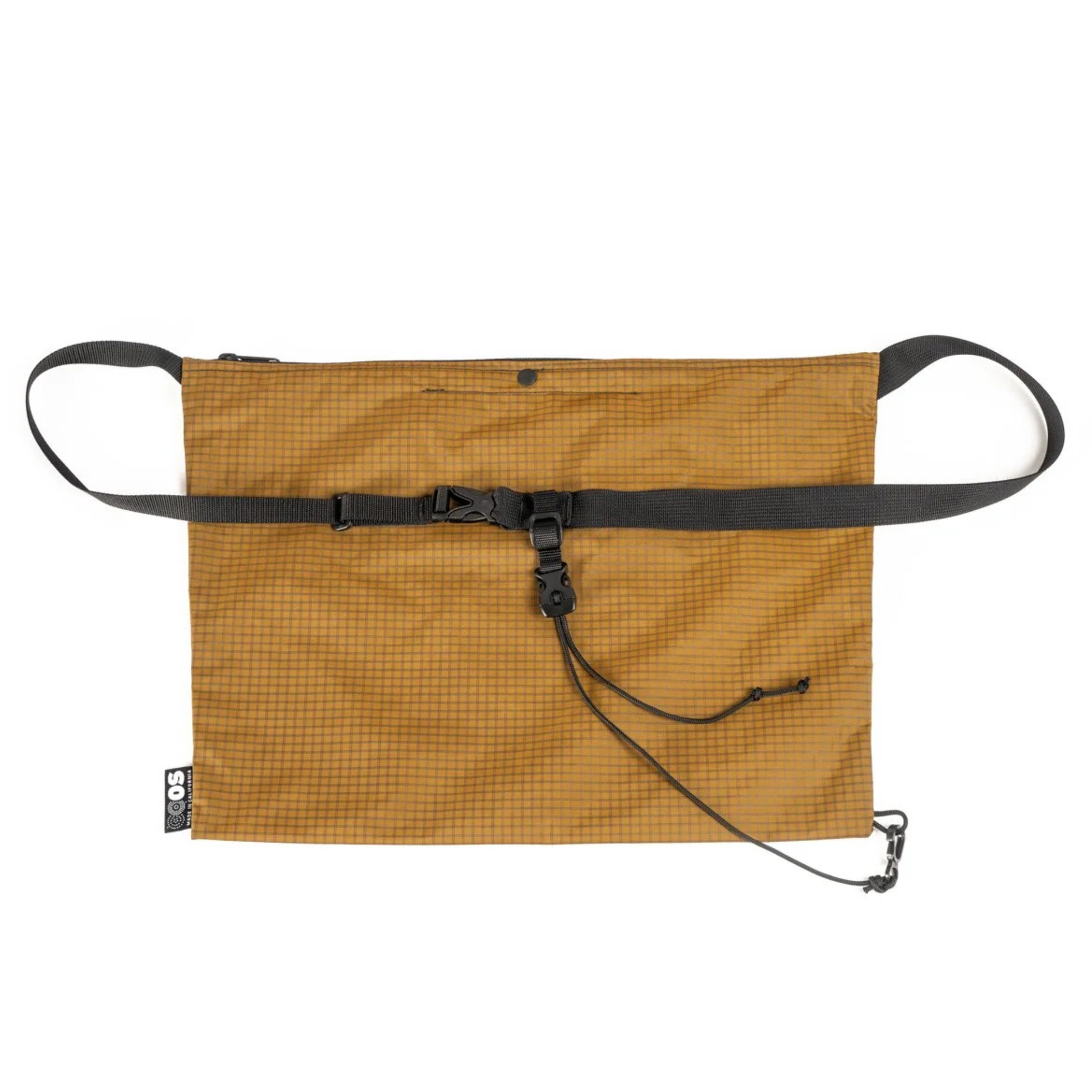 Outer Shell musette bag packed back view