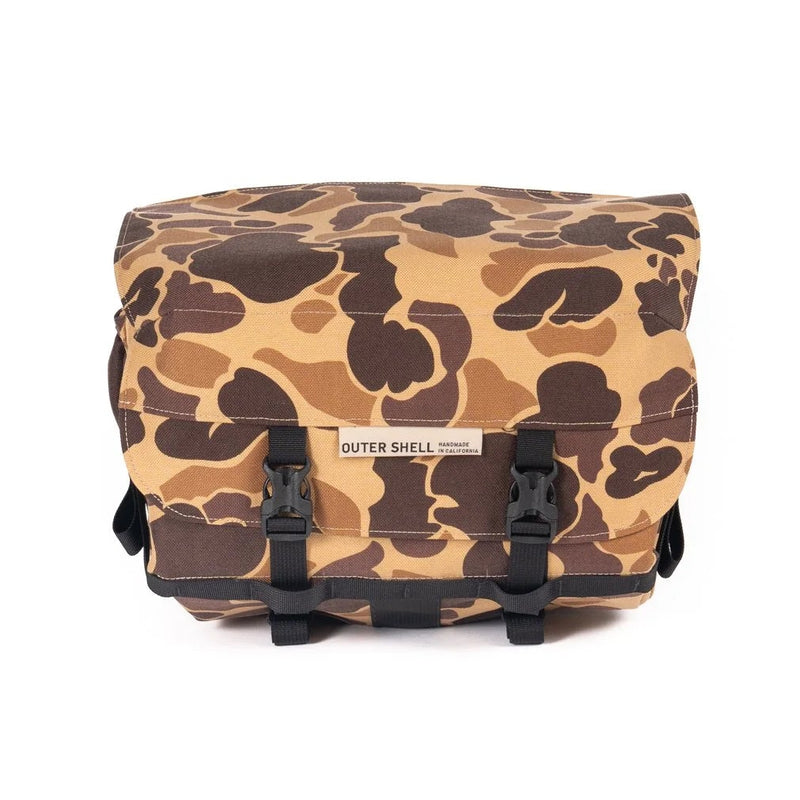 Outer Shell Mega Bar Bag autumn duck camo front view
