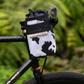 Outer Shell Cow stem-mounted bag on  bike