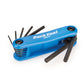 Park Tool AWS-10 fold up hex wrench set with the hex out of the handle