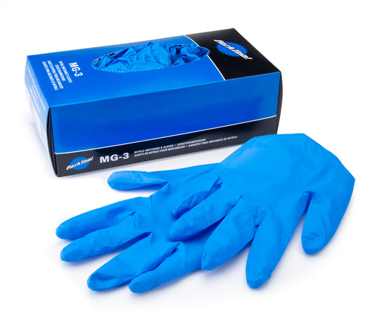 Park Tool MG-3 textured nitrile glove detail