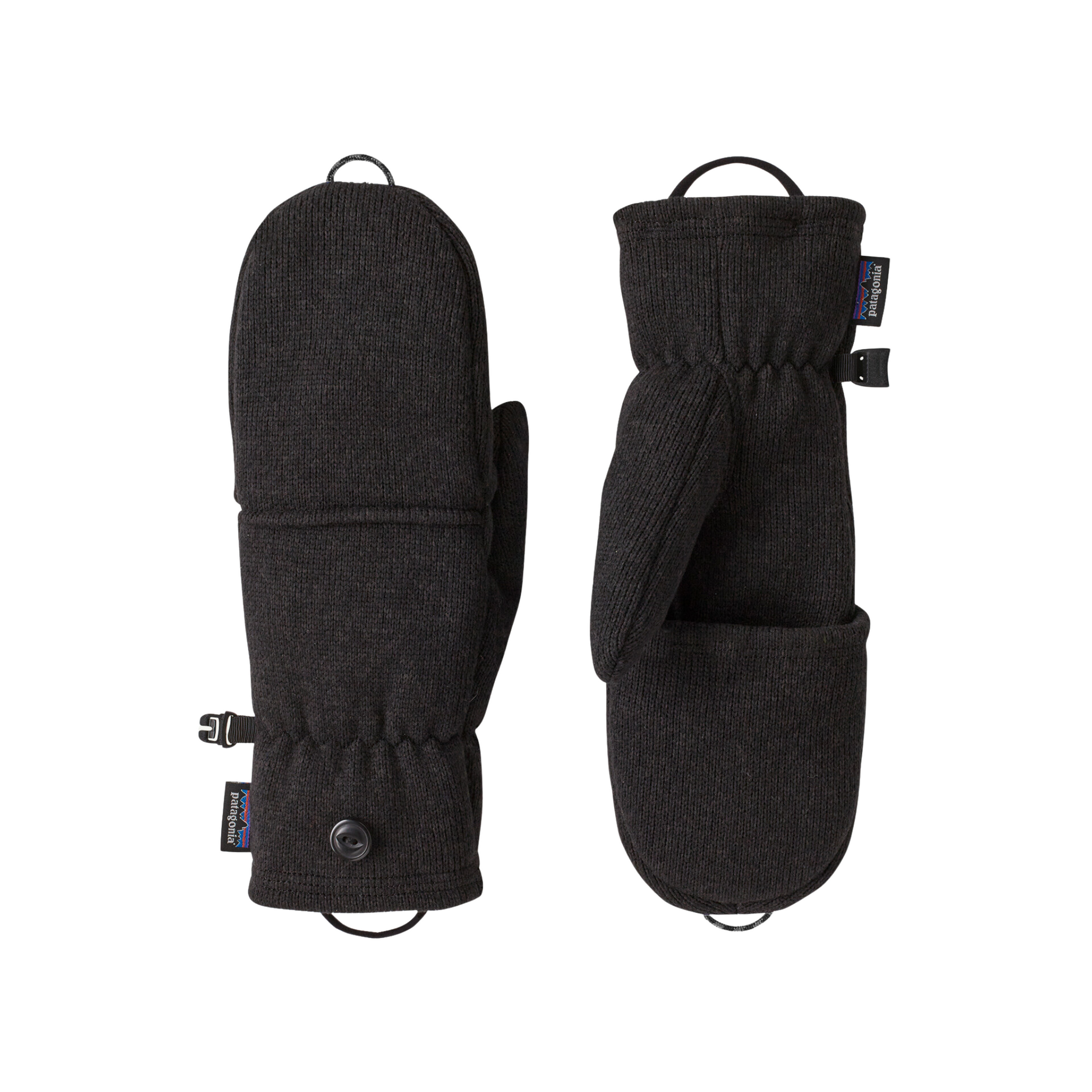 Patagonia Better Sweater Fleece Convertible Gloves/Mittens in Black