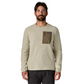 Patagonia R1 Air Fleece Midlayer Crewneck in Pelican, front